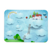 Overval over de wolken magneet (Horizontaal)