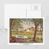 Overval van Sisley Alfred op de banken van de Sein Briefkaart (Voorkant / Achterkant)