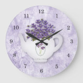 Overvallen in de wandklok van Teapot (Voorkant)