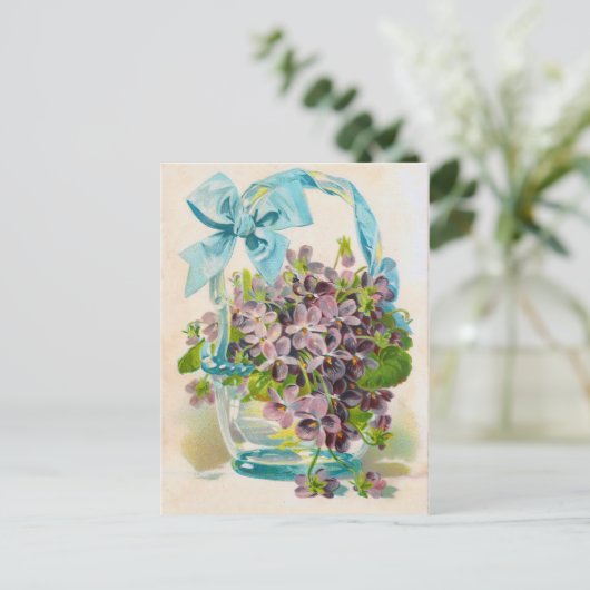 Overvallen in een Glass Basket Briefkaart (Staand voorkant)