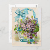 Overvallen in een Glass Basket Briefkaart (Voorkant / Achterkant)