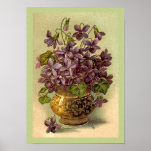  overvallen in een Gold Vase-printer Poster