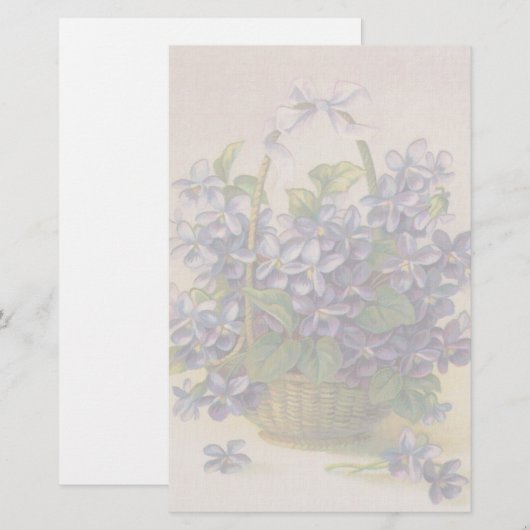 Overvallen in een mandenmakerij briefpapier (Voorkant / Achterkant)