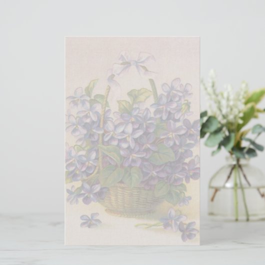 Overvallen in een mandenmakerij briefpapier (Staand voorkant)