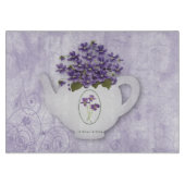 Overvallen in een theepot snijplank (Voorkant)