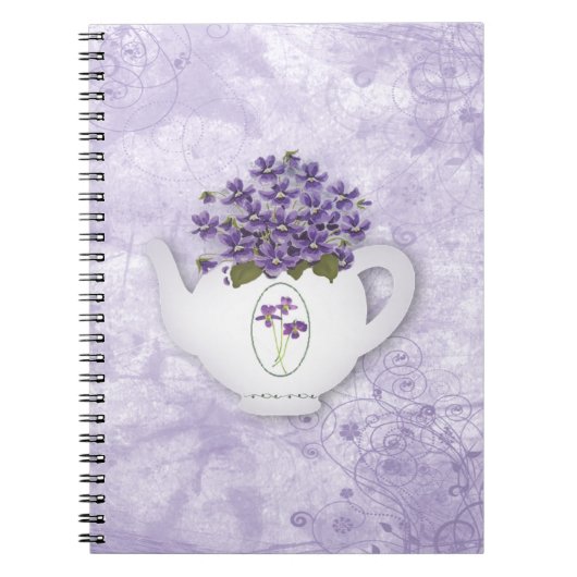 Overvallen in theepot notitieboek (Voorkant)