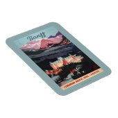 Overview met de Banff Springs Hotel Poster Magneet (Rechterzijde)