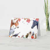 Overvloed aan aarde:HappyThanksgiving Holiday Kaar Feestdagen Kaart (Voorkant)