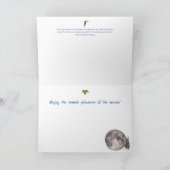 Overvloed aan aarde: Winter Solstice Holiday Card Feestdagen Kaart (Binnen)