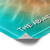 Overvloed aan Abstracte energie Poster (Hoek)