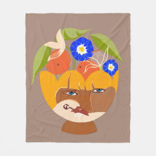 Overvloed aan gedachten fleece deken