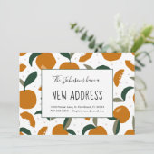 Overvloed aan Sinaasappels Nieuw Thuisadres Aankondiging (Staand voorkant)