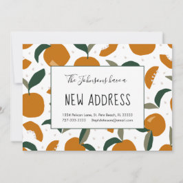 Overvloed aan Sinaasappels Nieuw Thuisadres Aankondiging