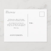 Overvloed aan zwangerschapsverlof Aankondiging bri (Achterkant)