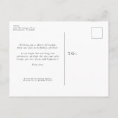 Overvloed aankondiging verticale vakantiezwangersc (Achterkant)