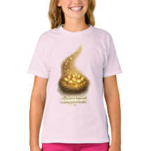 Overvloed begint Dames T-shirt