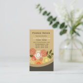 Overvloed bloemen Floral Chrysanthemum Visitekaartje (Staand voorkant)