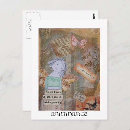 Overvloed Briefkaart (Voorkant / Achterkant)