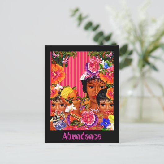 Overvloed Briefkaart (Staand voorkant)