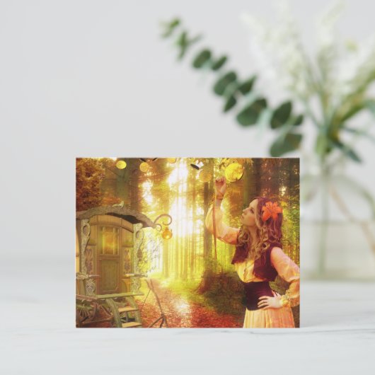 overvloed briefkaart (Staand voorkant)