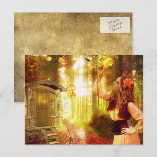 overvloed briefkaart (Voorkant / Achterkant)