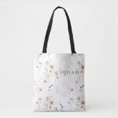 Overvloed Bruidsshower met gedroogde wilde bloemen Tote Bag (Voorkant)