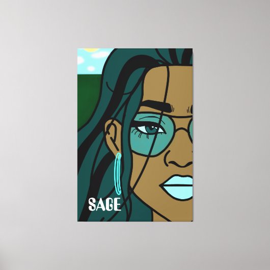 Overvloed Canvas Print (Voorkant)