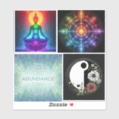 Overvloed en balans sticker (Vel)