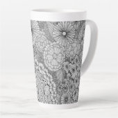 Overvloed in Bloom Latte Mok (Rechterhoek)