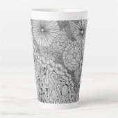 Overvloed in Bloom Latte Mok (Voorkant)