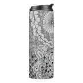 Overvloed in Bloom Thermische Tumbler Thermosbeker (Gedraaid links)