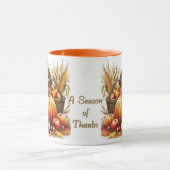 Overvloed kalkoen thanksgiving combinatie mok (Midden)