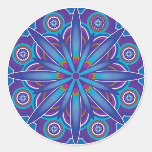 Overvloed Mandala Stickers (Voorkant)