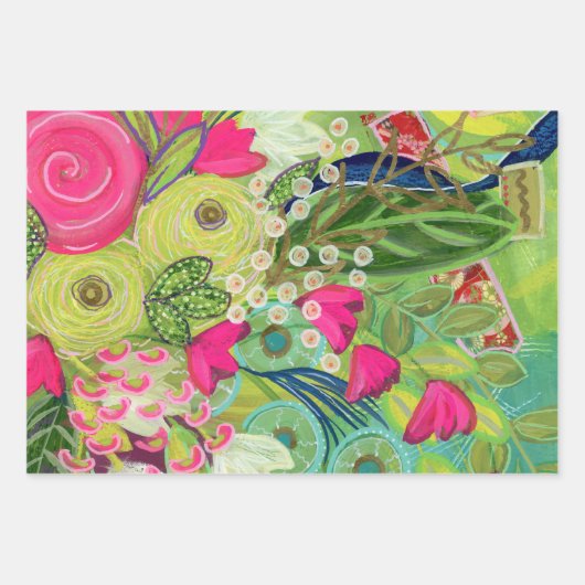 Overvloed van Bling Giftwrap Inpakpapier Vel (Voorkant 2)