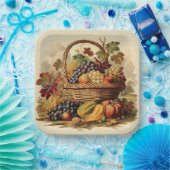 Overvloed van de herfst: overvloedig feest papieren bordje (Feest)