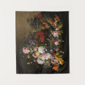 Overvloed van natuur: Stilleven-bloemen en fruit Wandkleed (Voorkant)