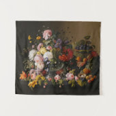 Overvloed van natuur: Stilleven-bloemen en fruit Wandkleed (Voorkant (horizontaal))