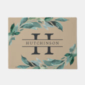 Overvloedig afvoermonogram deurmat (Voorkant)