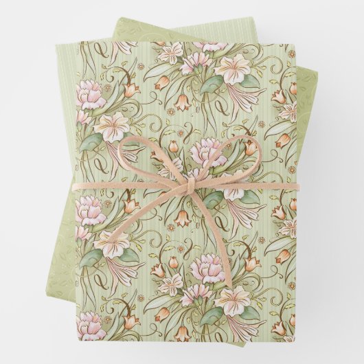 Overvloedig Boeket Olijf Verpakking Papier Set van Inpakpapier Vel (In situ)