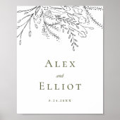 Overvloedig Bruidsboeket Poster (Voorkant)