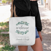 Overvloedig feest bruiloft welkom tote bag