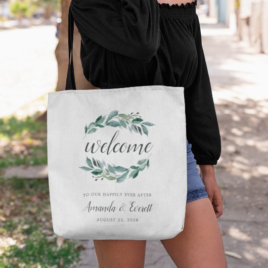 Overvloedig feest bruiloft welkom tote bag