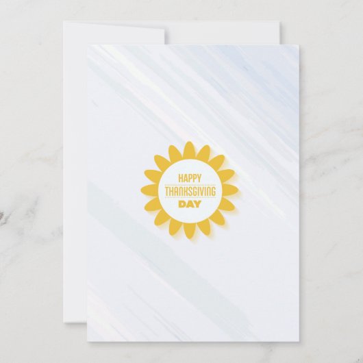 Overvloedig feest in Bladerige Pompoen Bladeren op Kaart (Achterkant)