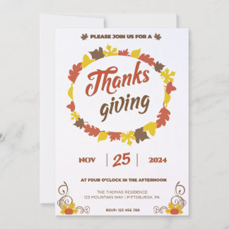 Overvloedig feest in Bladerige Pompoen Bladeren op Kaart