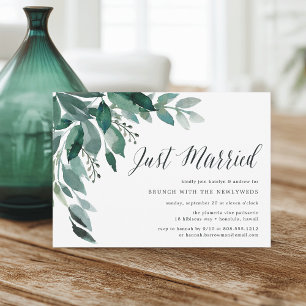 overvloedig gebladerte Post Wedding Brunch Uitno Kaart