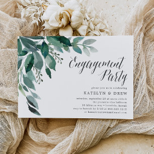 overvloedig gebladerte uitnodiging voor een opdr