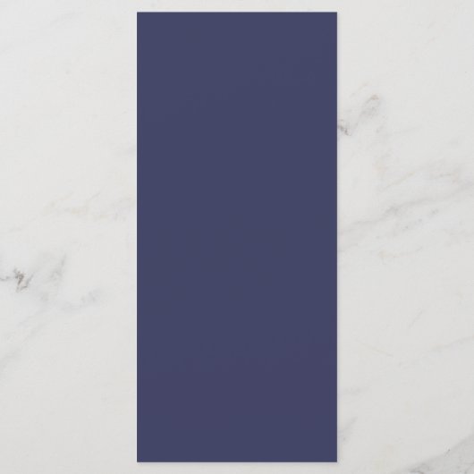 Overvloedig gebladerte violet botanisch menu (Achterkant)