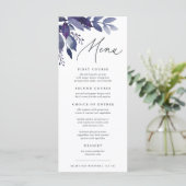Overvloedig gebladerte violet botanisch menu (Staand voorkant)