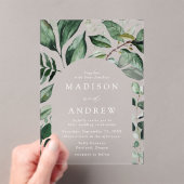 Overvloedig Grieks Lijst bruiloft Acryl Uitnodigingen (Insitu (Draagbaar))