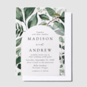 Overvloedig Grieks Lijst bruiloft Vellum Uitnodigingen (Offset)